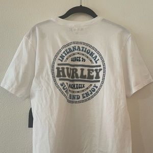 Brand New Hurley White T Shirt Surf Style